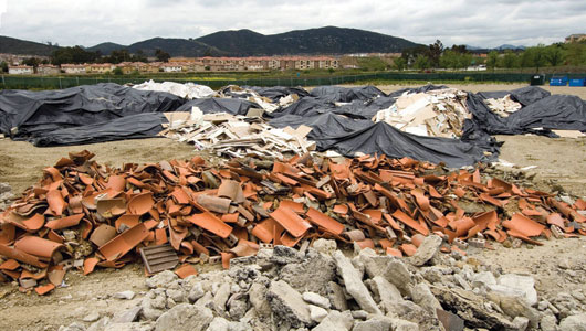 Reciclar los residuos de construcción y demolición