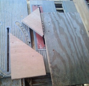 Pase la madera por la sierra
