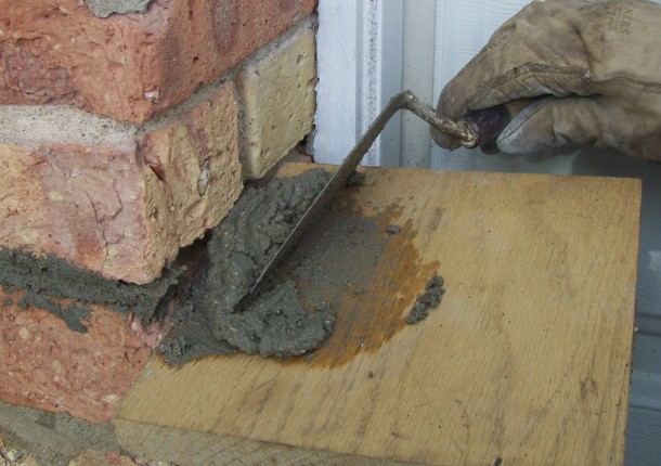 How to repair mortar joints 4