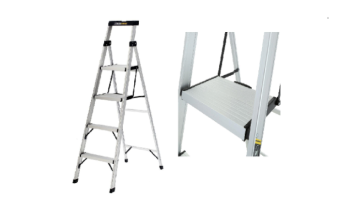 Escalera de tijera en aluminio Gorilla Ladders | Constru-Guía al día