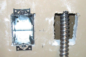 Inserte desde arriba el conducto flexible