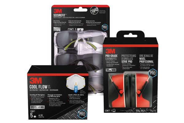 Productos de seguridad 3M para equipos de protección personal
