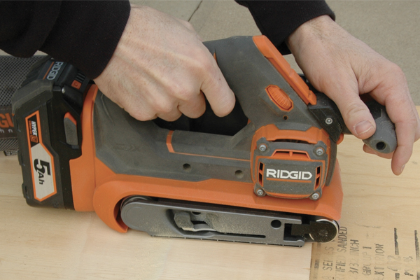 Lijadoras de banda inalámbricas de RIDGID